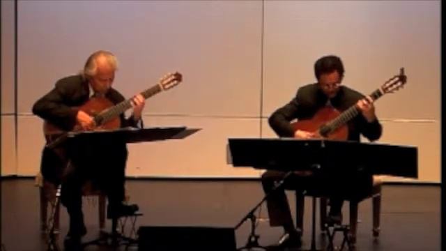 Odeum Guitar Duo - Enrique Granados - "Danza no. 4 - Villanesca" - November 19, 2012 смотреть онлайн