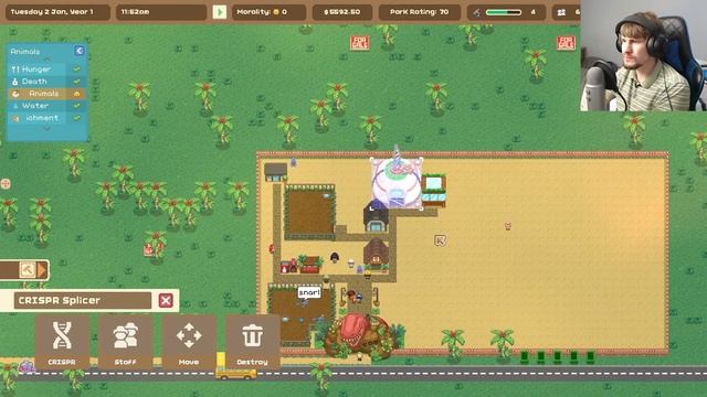 Time for DINOSAUR ISLAND | Let's Build A Zoo #7 смотреть онлайн