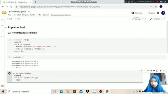 Fungsi dan code menggunakan bahasa pemrograman python untuk menghitung persamaan matematika смотреть онлайн