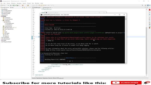 #14 How to run Selenium TestNG tests with Maven Command Line | Run Tests using MVN Commands | SDET смотреть онлайн