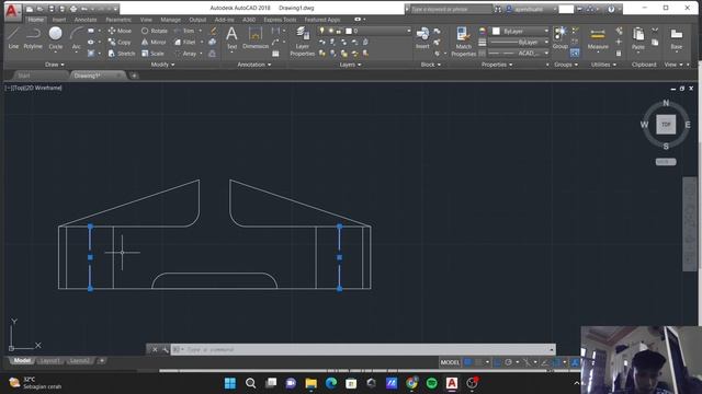 LATIHAN 3 2D AUTOCAD смотреть онлайн