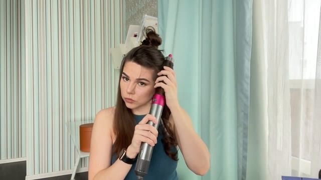 Как сделать нежные локоны и объем на Dyson Airwrap. Простая укладка