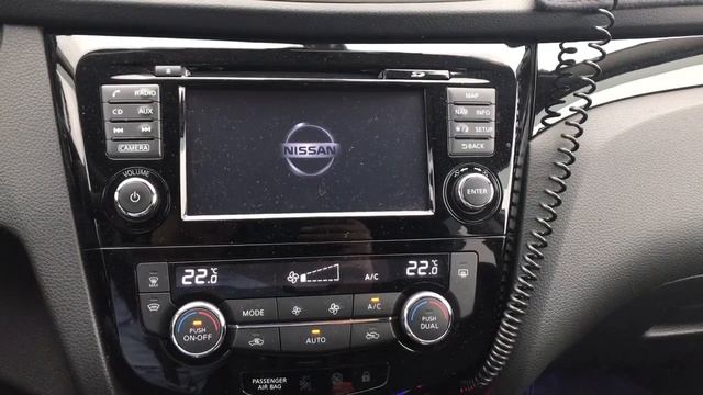 Nissan Qashqai J11. Перезапуск системы нажатием кнопки питания. смотреть онлайн