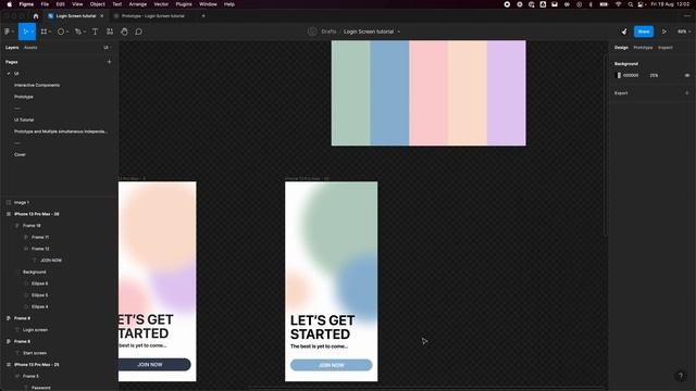 Let's design an App Login Screen + Free Figma Design File смотреть онлайн