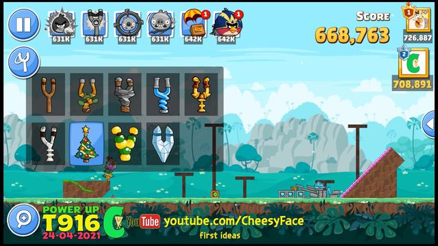 24 04 2021 Angry Birds Friends Tournament T916 All Levels First Ideas Walkthough Power UP смотреть онлайн