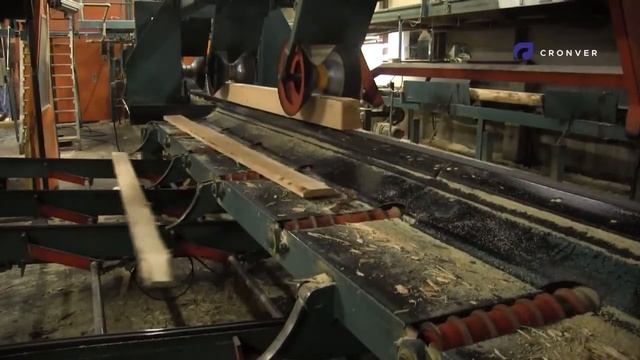 Лесопильная линия Soderhamm Eriksson производство Швеция смотреть онлайн