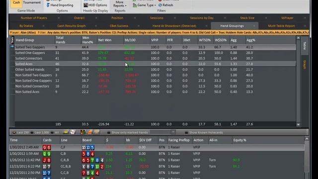 Holdem Manager 2 Coach Alan Jackson - Creating Filters смотреть онлайн