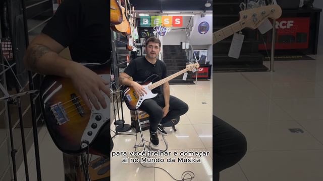 Contrabaixo Fender Squier Affinity Jazz Bass смотреть онлайн