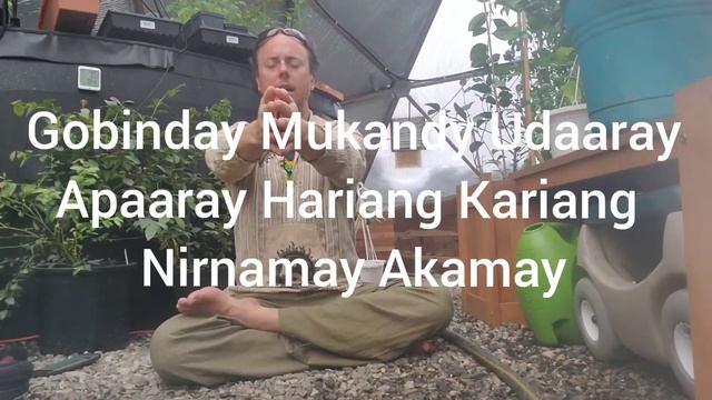 1st Episode of Grow Dome Yoga..Gobinday Mukanday meditation смотреть онлайн