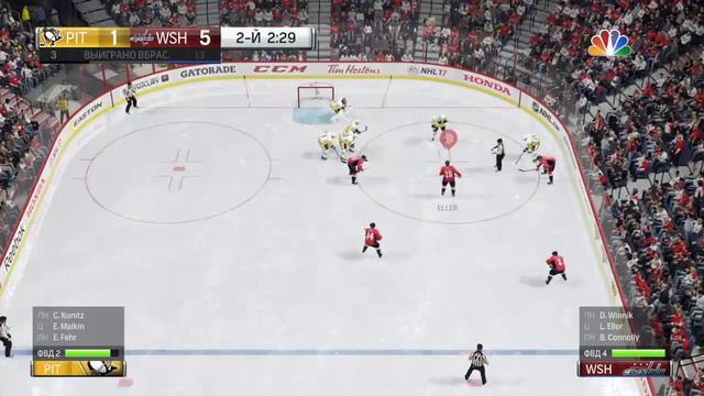 NHL 17 PS4. 100th Regular Season real 2016-2017. PIT at WSH. 11.16.2016. (NBCSN) ! смотреть онлайн
