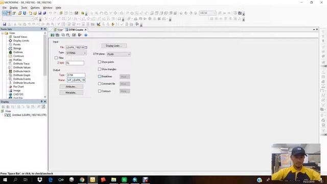 Micromine 11.0 - Generate Contour from Raw DXF Files смотреть онлайн