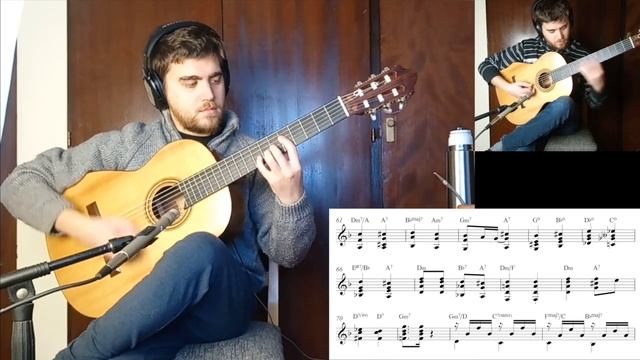 El Choclo (Tango) Acompañamiento "play along" - Transcripción para guitarra, partitura y TABS смотреть онлайн