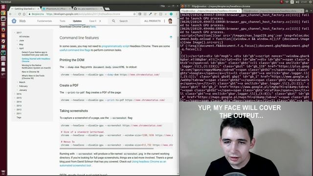 Trying out HEADLESS chrome! смотреть онлайн