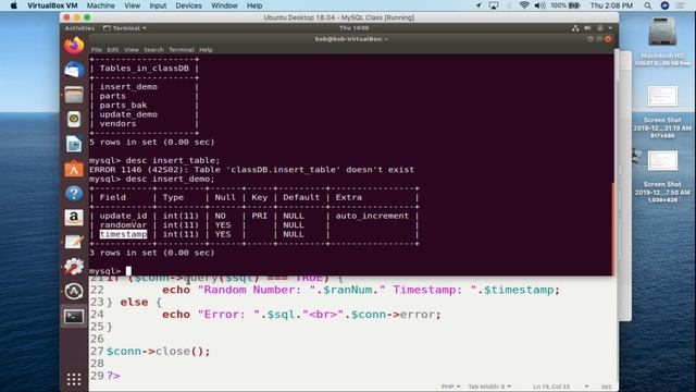 MySQL - PHP to INSERT Into Table смотреть онлайн