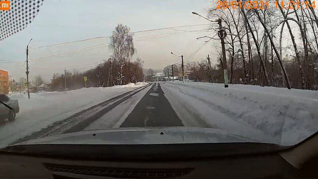 Осинники, ул. Ленина, январь 21 года смотреть онлайн