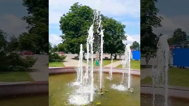 Прогулка по городу Любань Минской области. смотреть онлайн