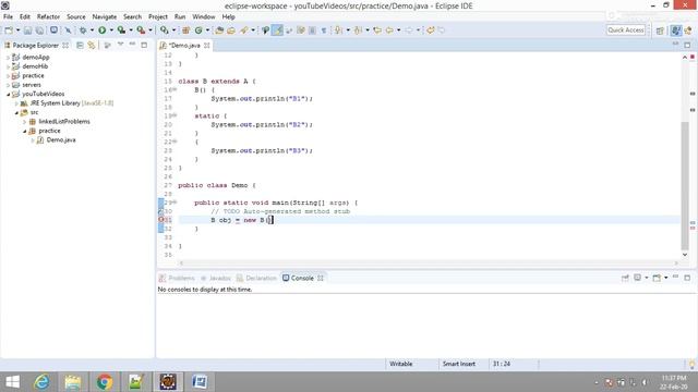 static and normal blocks in Java || Code Through || Easy Way || 5 mins смотреть онлайн