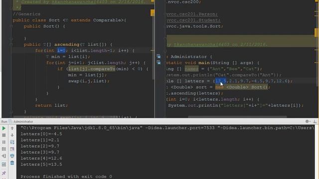 CSC201 Chapter7 Sort Part1 смотреть онлайн
