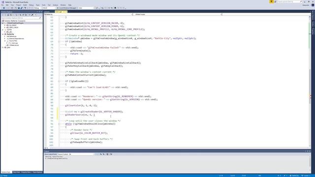 OpenGL #2 - первый треугольник смотреть онлайн
