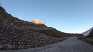 Tremola Road, Switzerland - Driving the old cobblestone paved Gotthard Pass road in Switzerland
