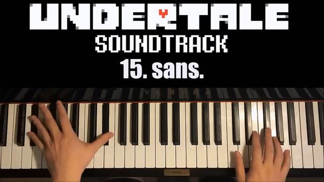 Undertale OST - 15. Sans.  (Piano Cover By Amosdoll)