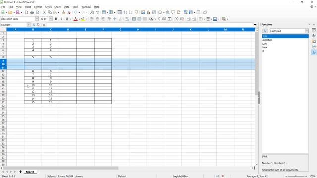 LibreOffice How To Add Up Cells Tutorial смотреть онлайн
