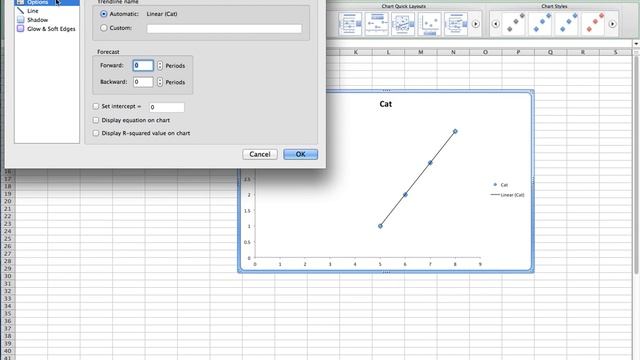 How to Create a Trendline in Excel for Mac смотреть онлайн