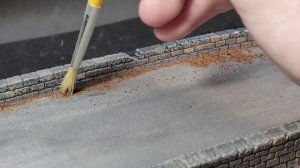 ДИОРАМА С  МОСТОМ "Танк едет через мост и буксирует автомобиль" Diorama