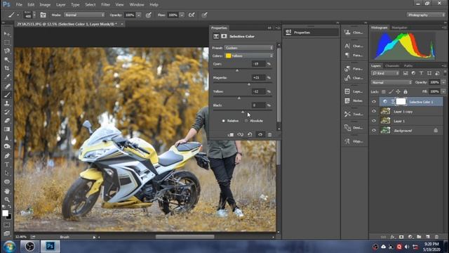 Photoshop editing tutorial | orange color camera raw filter editing tutorial смотреть онлайн