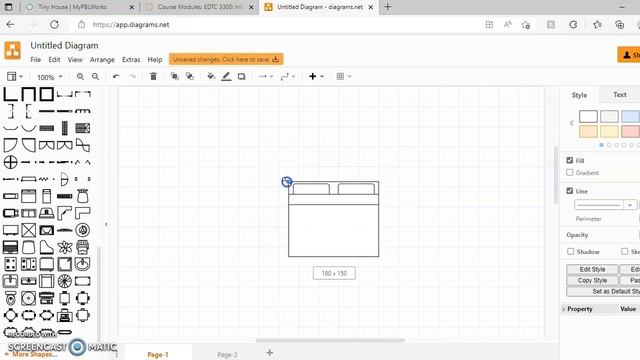 Screencast Of Draw.io