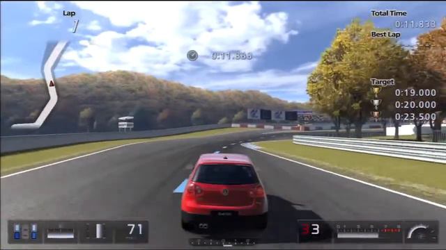 Gran Turismo 5 License B-7 Gold (18.653) [HD] смотреть онлайн