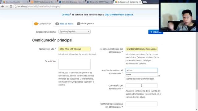 1. Instalación de Joomla 3.5 Fácil en 4 Pasos | Curso Web para Empresas смотреть онлайн