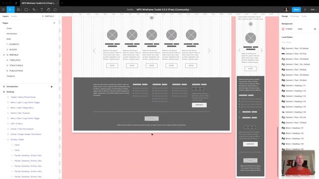 Figma - MPS Wireframe Toolkit - Quick Introduction смотреть онлайн
