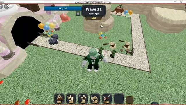 How to solo Stone Age in hard mode with ease (Evolution Evade Tower Defense). смотреть онлайн