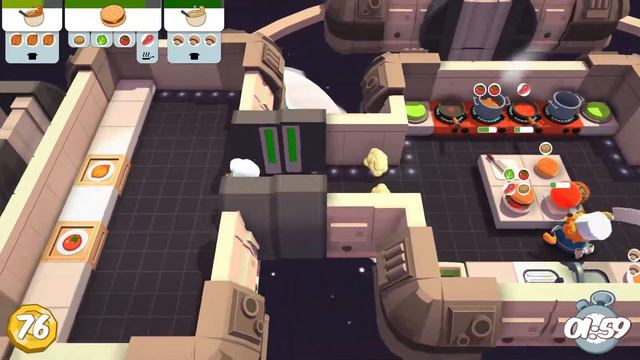 Overcooked World record - 1 Player - Level 6-4 - Score:280 смотреть онлайн