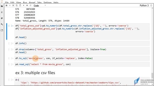 สอน pandas: save DataFrame ไปเป็นตารางใน MySQL, PostgreSQL และ SQLite смотреть онлайн