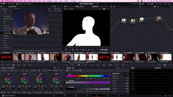Luma & Chroma Keys In Davinci Resolve