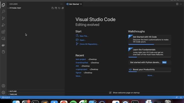 Setup Python Using Visual Studio Code On Mac | VSCode Python | Python Mac | Python 3 смотреть онлайн