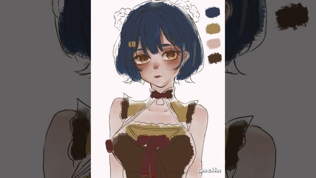 Painting Xiangling from Genshin Impact / SPEEDPAINT / Krita Digital смотреть онлайн