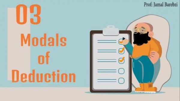 Modal verbs / present and past modals.