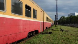 [CFM] Дизель-поезд Д1-798/708 с пригородным поездом №6831Кишинёв - Унгены, станция Кишинёв.