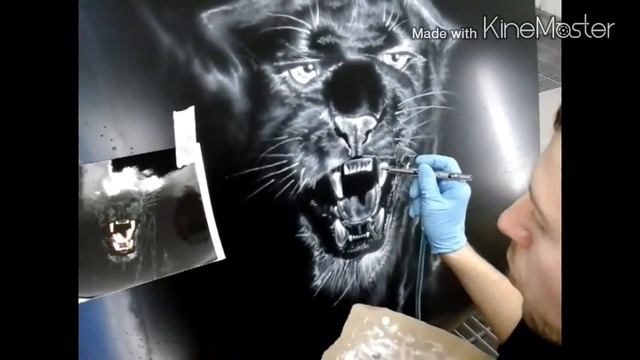 Аэрография Ягуар. Star Start.