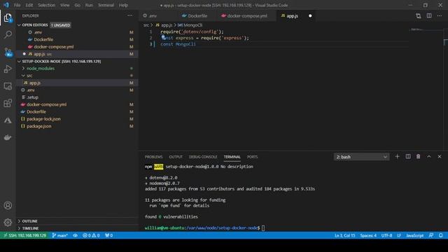 Criando um ambiente com Docker e Docker Compose + Api + NodeJs + MongoDB смотреть онлайн