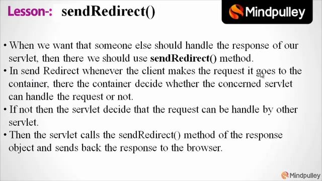 090 Send redirect method - Advance Java Beginners to Expert смотреть онлайн