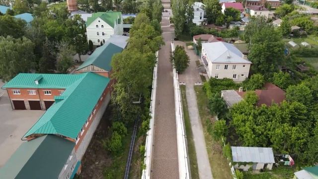 Вид на г.Задонск с высоты птичьего полёта смотреть онлайн