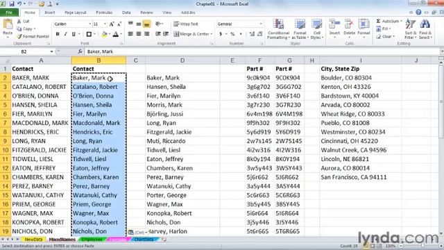 Excel Tutorial - Convert formulas to values смотреть онлайн