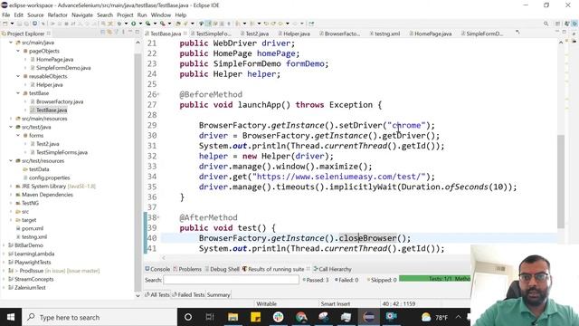 Parallel testing without selenium grid or saucelab (using ThreadLocal) смотреть онлайн