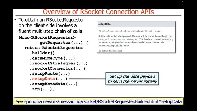 Overview of the RSocket Connection & Messaging APIs смотреть онлайн