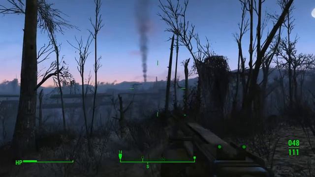 Fallout 4 : Better view of UFO flyby смотреть онлайн
