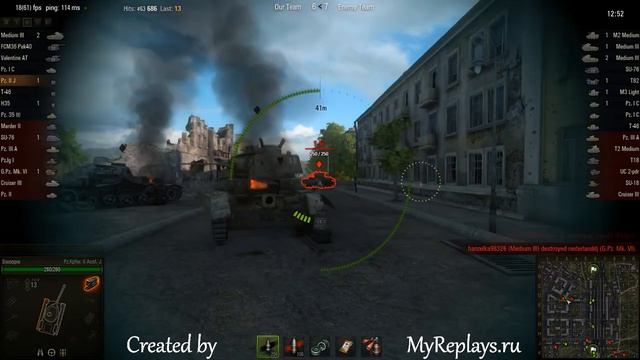 WOT: Ensk - PzKpfw II Ausf. J - 5 frags - смотреть онлайн